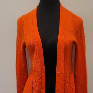 Moth Orange Cardigan Size S